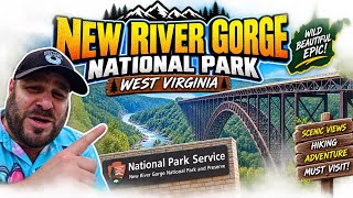 New River Gorge Bridge and Canyon Rim Visitor Center in West Virginia! Amazing views!