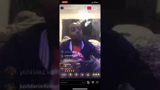 Fbg Meezle On Ig Live Smoking That Opp Pack Dropping Ys Part1