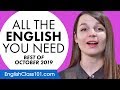 Your Monthly Dose of English - Best of October 2019