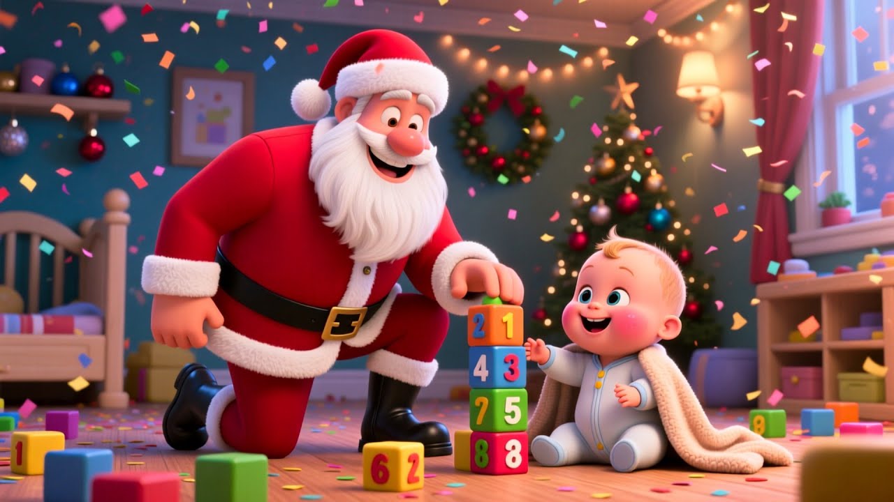 Baby’s Snowy Christmas Fun ❄️🎄 Fun Holiday Song for Kids | Festive Learning Adventure