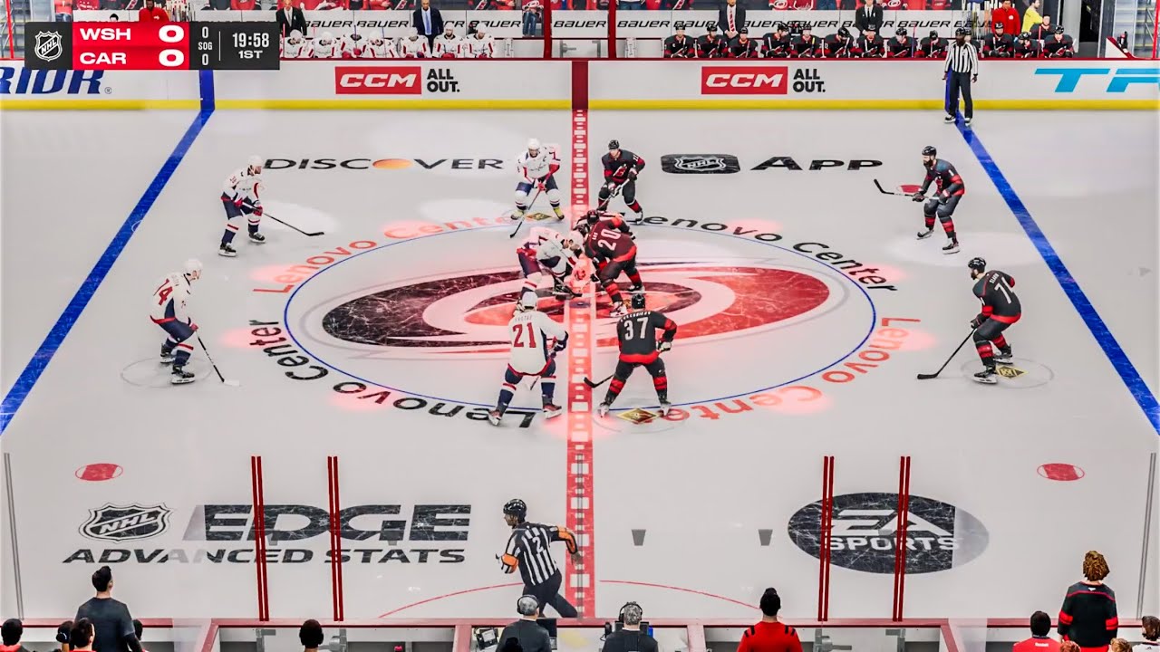 Rondelle échauffement NHL – Hurricanes Vs Capitals, Ronde 2 Match 4, Officielle