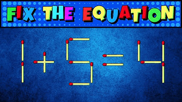 Move ONE Stick to Make It Correct 🔥 Viral Matchstick Riddle Challenge #puzzle #riddles #logic