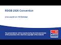RSGB 2026 Convention Livestream – Saturday 10 October