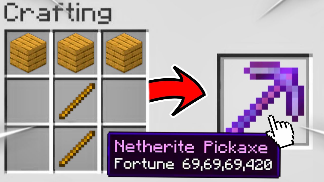 Minecraft, But Crafting is Super OP