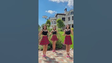 Thumbnail of What is the triplet name? #crazycasa #timtin #song #dance #triplets #milly #billy