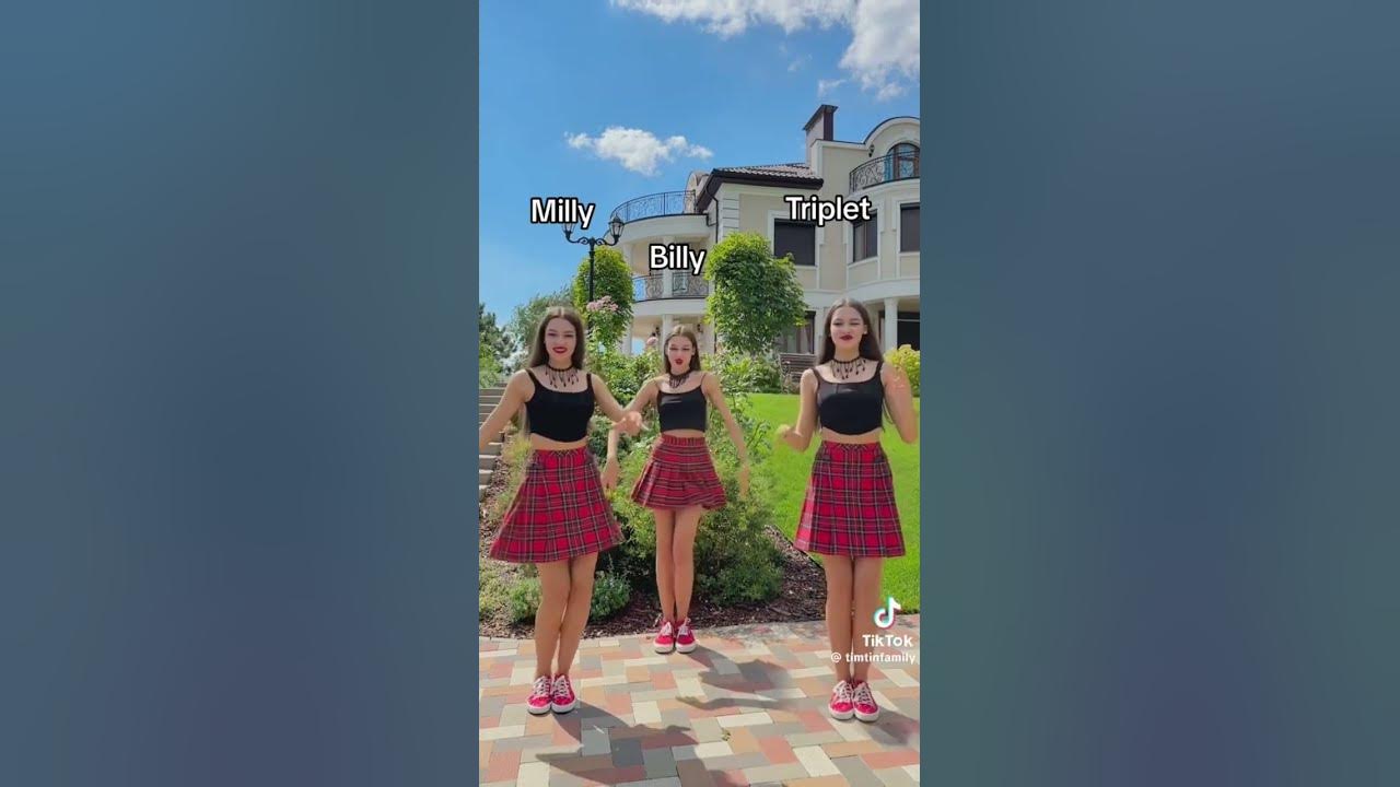 What is the triplet name? #crazycasa #timtin #song #dance #triplets #milly #billy