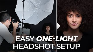 The Easiest OneLight Setup for Professional Headshots | Master Your Craft