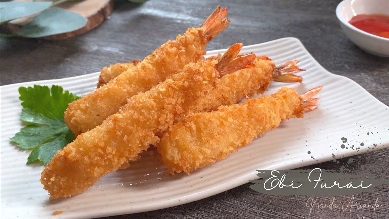 Resep Ebi Furai | Cara Membuat Udang Goreng Tepung Roti Gurih Enak! Bisa Untuk Stock Frozen