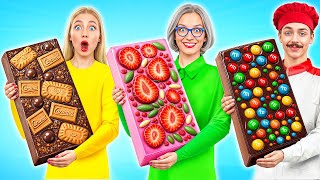 Download Lagu Tantangan Masakanku vs Nenek | Trik Makanan Keren oleh Multi DO Joy MP3