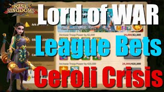Lord of War training and changing civilization - Legue bets  - Ceroli Crisis - Rise of Kingdoms screenshot 5