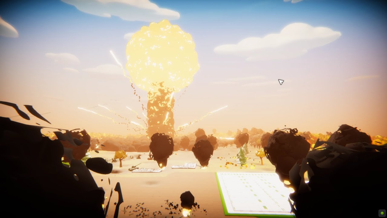 A nuclear bomb in (Total Tank Simulator)