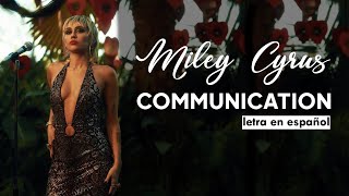 Miley Cyrus — Communication (Letra en español) MTV Unplugged: Backyard Sessions Resimi