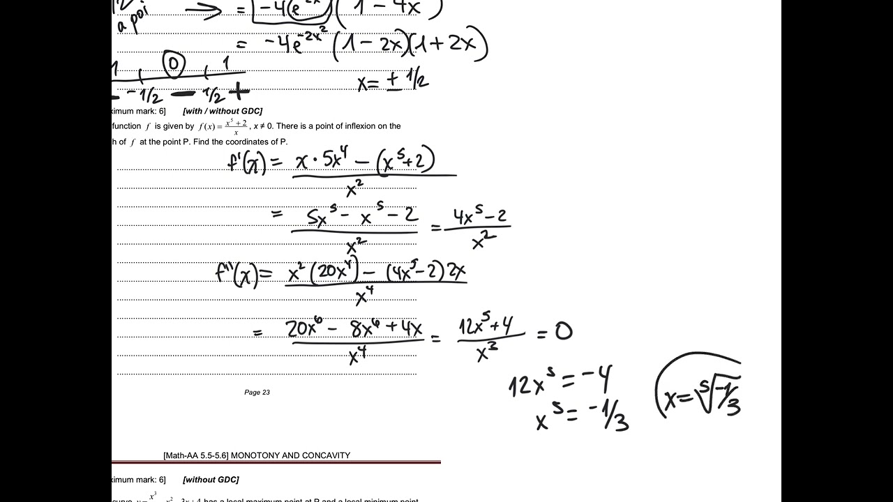 Monotony and concavity 3