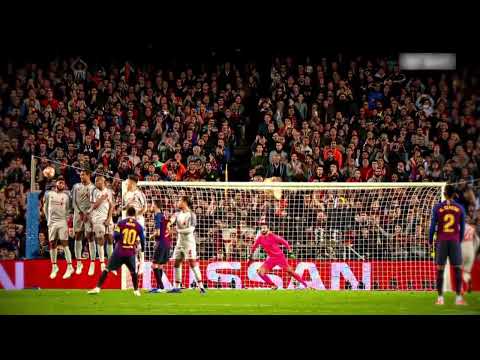 Messi's freekick against Liverpool • 4k quality [ song name: love story slowed to perfection ] 