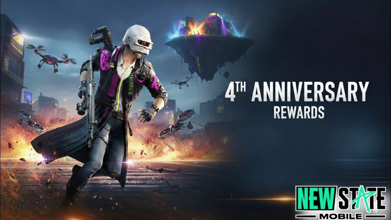 PUBG NEW STATE 4th anniversary🎉🎉/REWARDS 