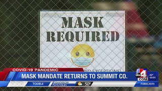 Mask mandate returns to Summit Co.