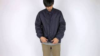 FOURSTARのコーチジャケットを着てみた。ネイビー編