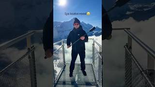 Epic Location Reveal Shot w/ Insta360 X5 at Grindelwald First, Switzerland 🇨🇭