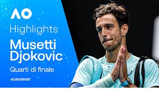 Download Lagu MUSETTI, che SFORTUNA con DJOKOVIC! Avanti 2-0, si deve ritirare | HIGHLIGHTS | AUSTRALIAN OPEN 2026 MP3