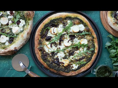 פיצה פסטו עיזים במימון משק צוריאל 