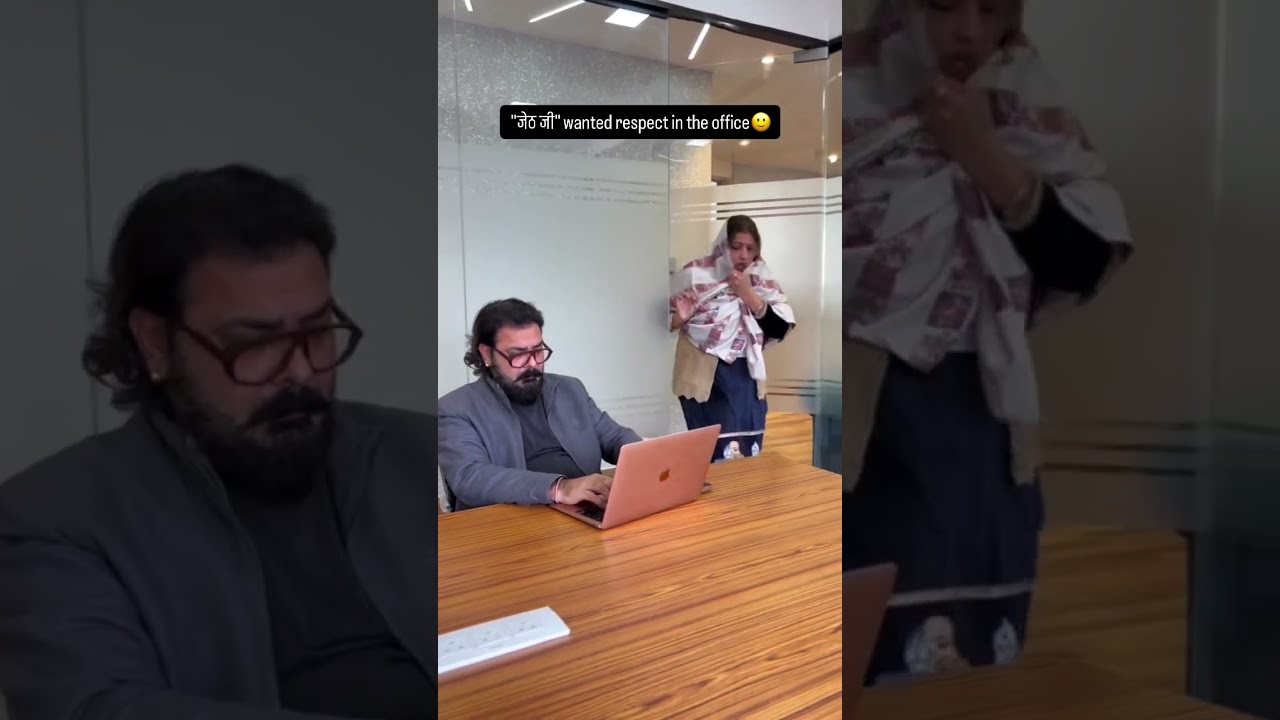 "Jeth Ji" wanted respect in the office!