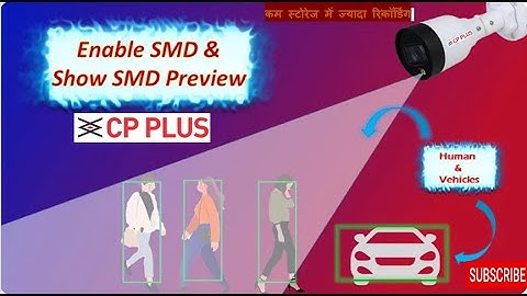 How to enable SMD (Smart Motion Detection) in CPPLUS Camera #smd #motioncam #cpplus #dahuatechnolgy