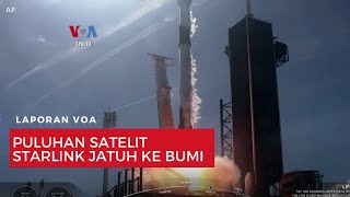 Puluhan Satelit Starlink Jatuh ke Bumi