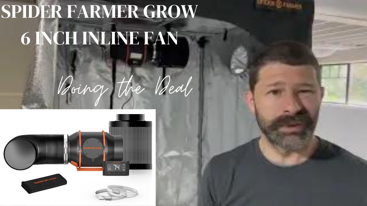 Optimize Your Grow Room: Spider Farmer 6 Inch Inline Fan with Smart Controller Unboxing and Setup