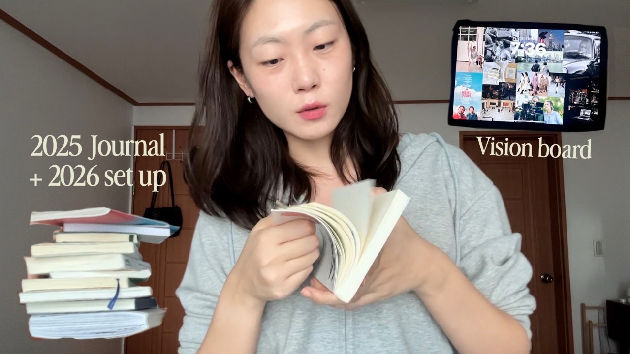 2026 다이어리와 노트 셋업하고 비전보드 만들기!