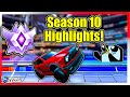 Peaking During My SEASON 10 PLACEMENT GAMES! | Ranked Rocket League Highlights! (Grand Champion)