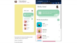 Halaman List Produk Buah dengan HTML, SASS, Responsive Mobile First. Design by Viktoriia Viktorova screenshot 4