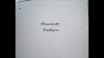Memento Pattern