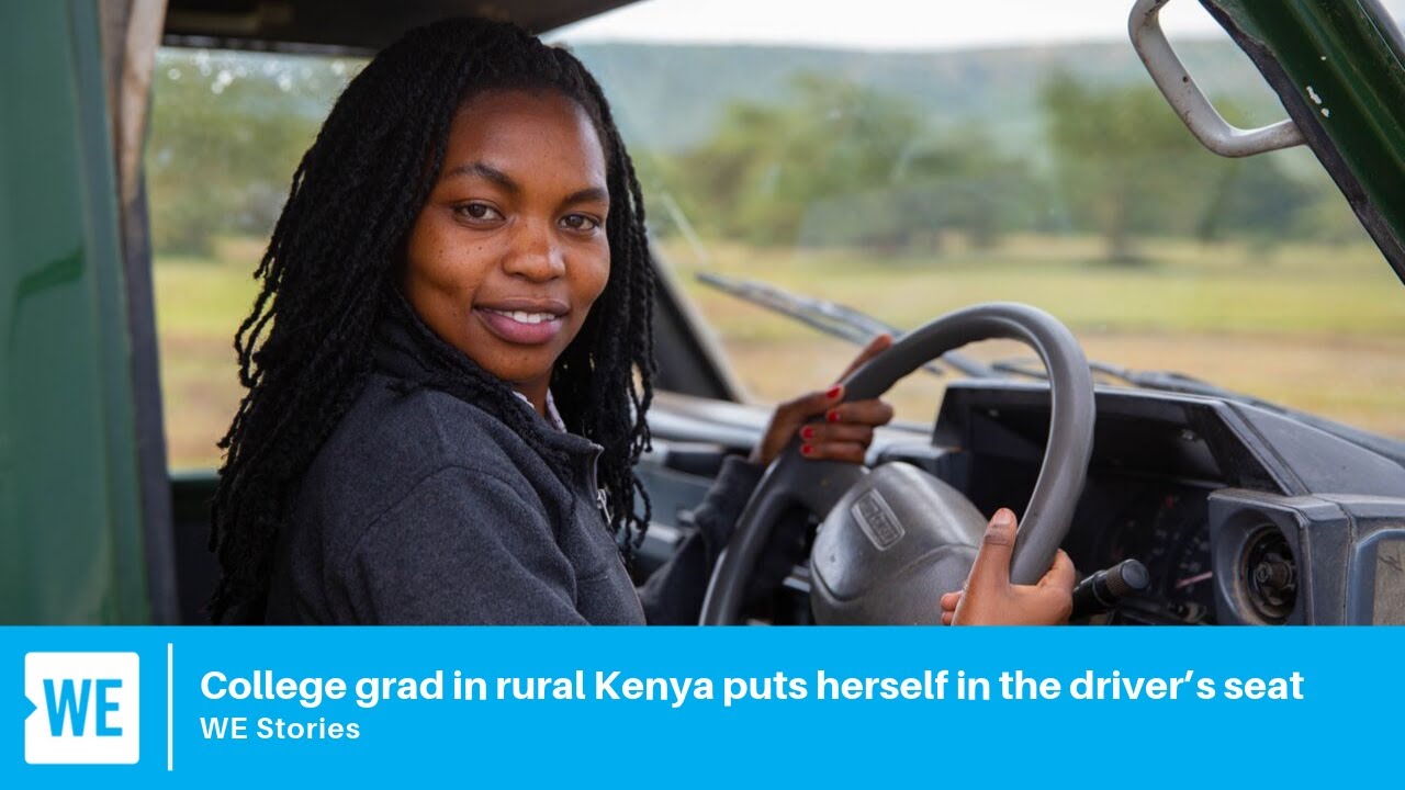 College grad in rural Kenya puts herself in the driver’s seat - WE Stories