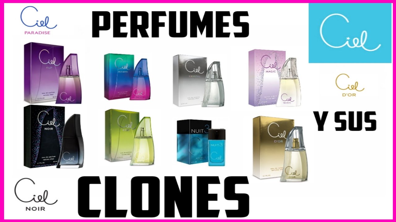 PERFUMES CIEL (Cannon) Y SUS CLONES~Morolove