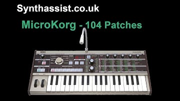 Korg MicroKorg 104 Patches of Classic Synth Pop