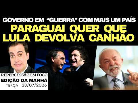 ALERTA MÁXIMO! Vice do Paraguai quer que Lula devolva objeto, Milei volta a criticar, Direita, STF