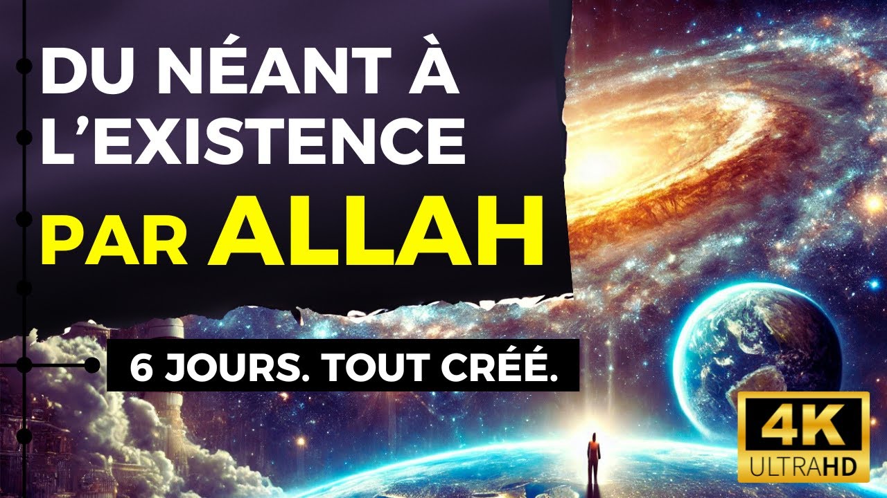 Comment ALLAH a créé l’Univers, la Terre et l’Homme en 6 jours ! (Expérience IA inspirée de l’Islam)