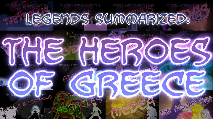Legends Summarized: The Heroes Of Greece thumbnail