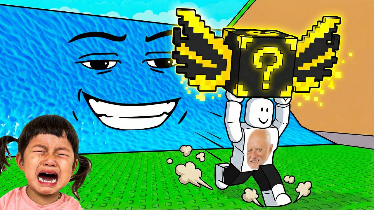 Stealing OP LUCKY BLOCKS from Children