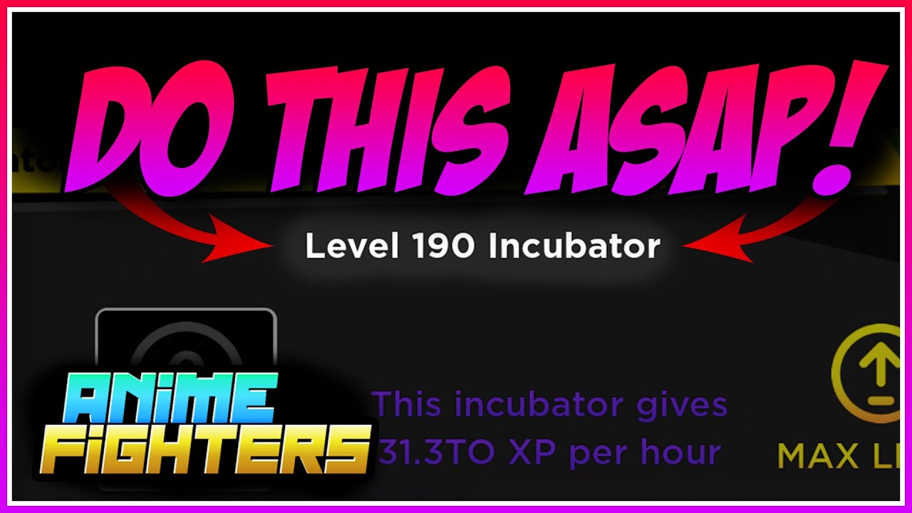 Anime Fighters Simulator – Incubator Guide: How to Use, Wiki