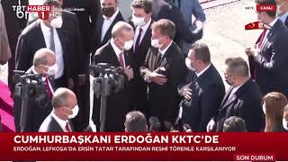 Official welcoming ceremony for President @RTErdogan in TRNC