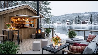 Winter Morning ☕ Slow Snow &amp; Smooth Jazz Music for Deep Work, Study &amp;