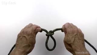 The FASTEST WAY to Tie the SLIP KNOT ⭐️4K Video ⭐️ 