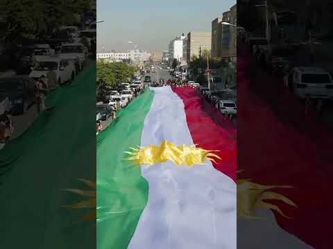 The Longest Flag Of Kurdistan کورد Kurdi Kurdishmusic Erbil Kurdish Duhok 