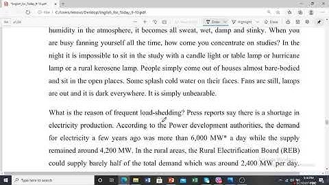 English-1(X)/ Unit-11, Lesson-1/ Ghatail Cantonment Public School and College