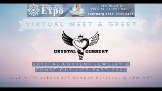 CRYSTAL CURRENT JEWELRY AT VIRTUAL CONCIOUS LIFE EXPO 2021