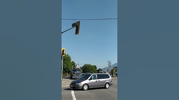 The intersection in the city of Chilliwack