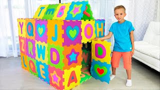 Vlad and Nikita play and build colored Playhouse screenshot 5