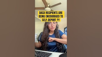 DHS urges DACA Recipients to Self-Deport ?! Source: www.npr.org   #immigration #daca