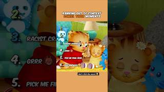 Ranking Daniel Tiger Annoying Moments